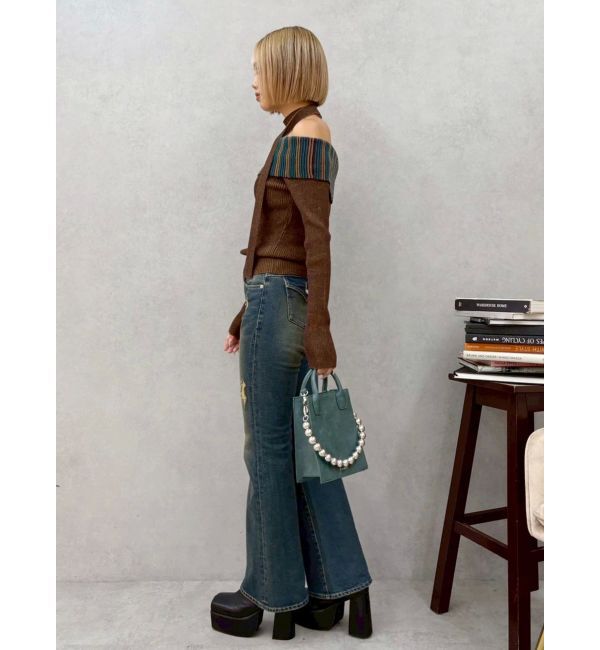 EVRIS「チョーカーSETオフショルニットトップス」|ニット・セーター|