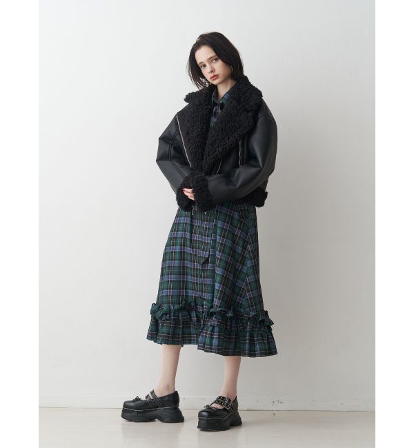 jouetie「フェイクムートンショートジャケット」|その他|