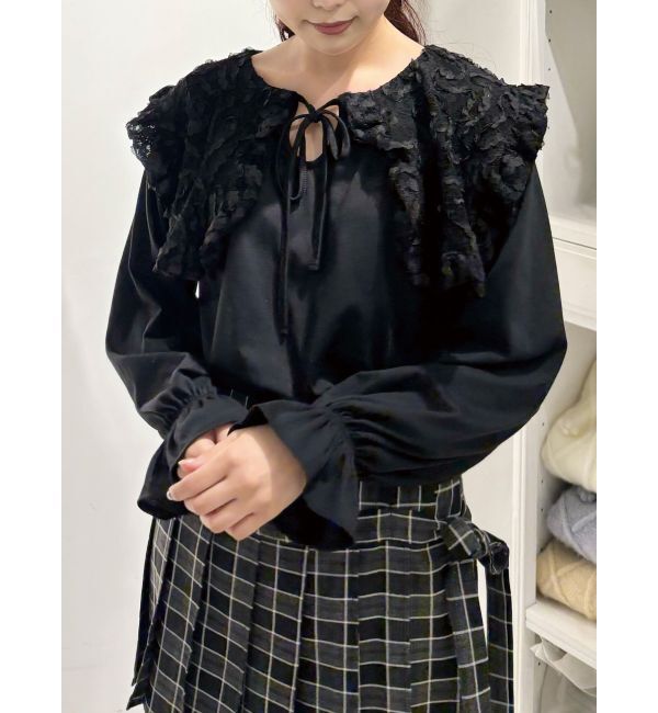 merry jenny「キャンディーフリルロンTee」|Tシャツ・カットソー|