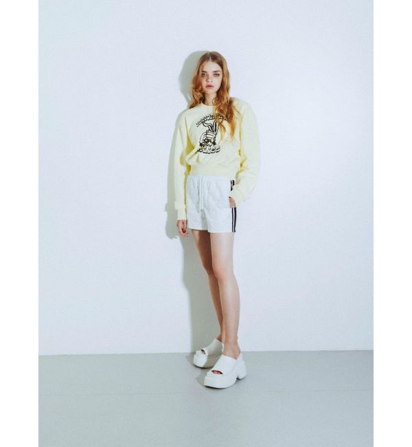 GYDA「ignorance BUNNYショートスウェットトップス」|スウェット・ジャージ|