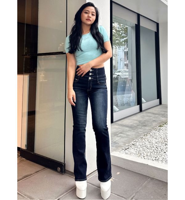 GYDA「Gydaパフスリーブニットトップス」|ニット・セーター|