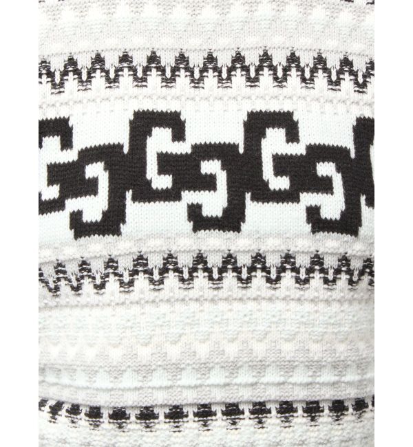 GYDA「GG NORDICショートニットトップス」|ニット・セーター|