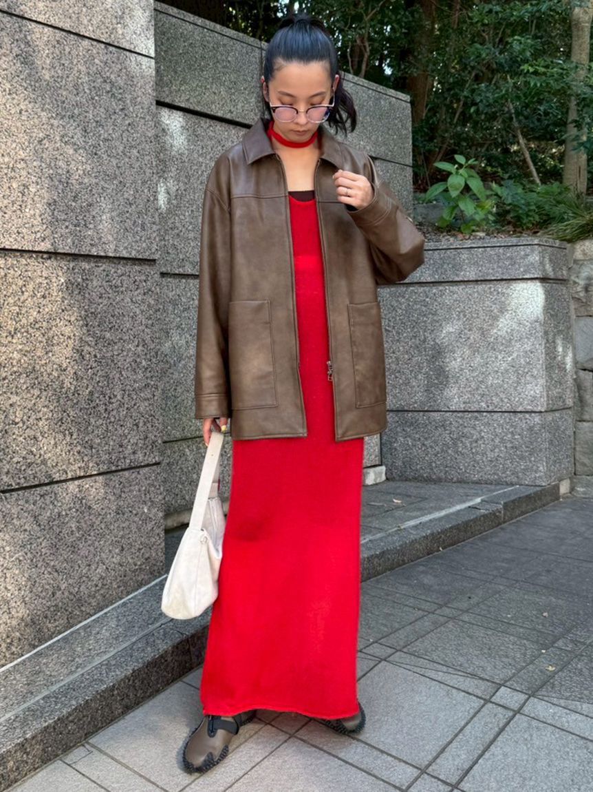 emmi atelier「2wayモヘアニットキャミワンピース」|ワンピース|