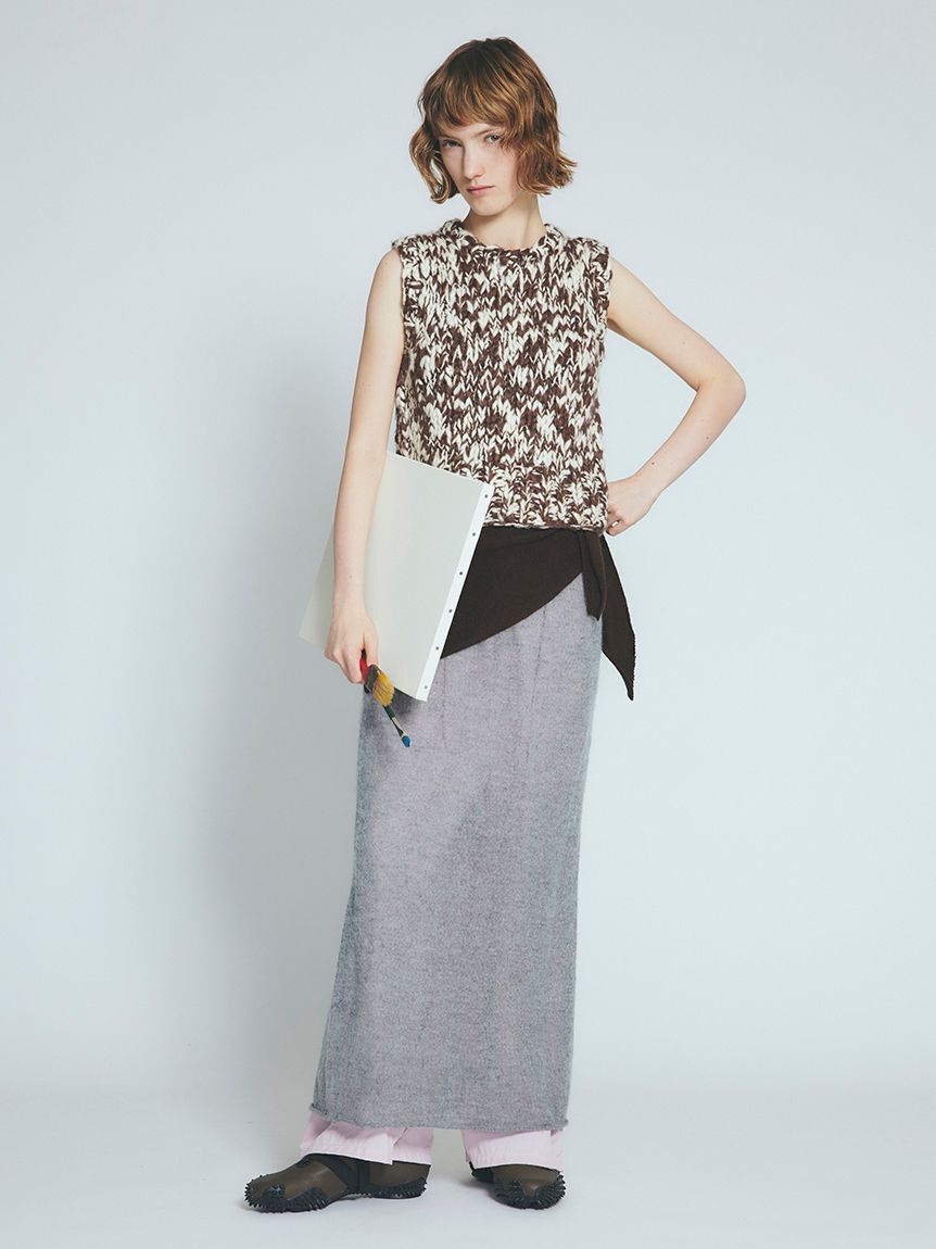 emmi atelier「2wayモヘアニットキャミワンピース」|ワンピース|