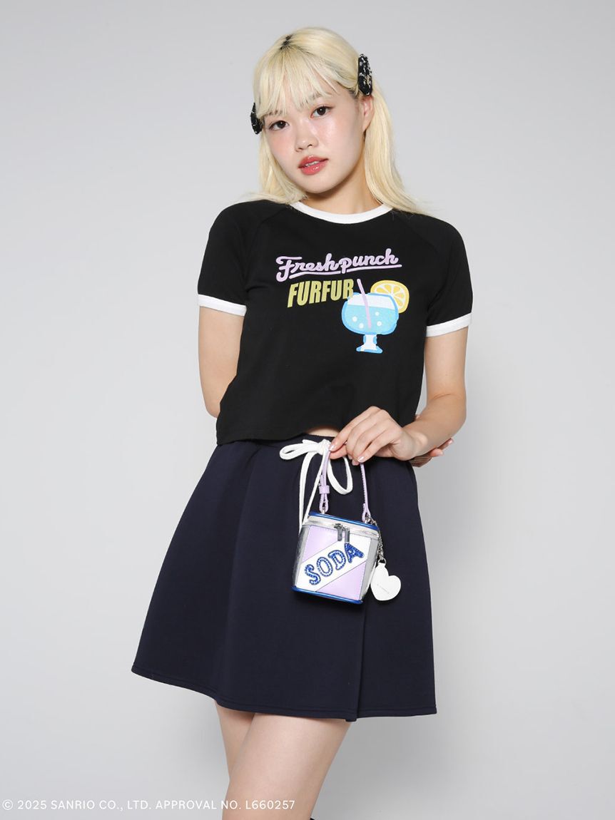 FURFUR「【WEB・一部店舗限定カラー】ポンチフレアミニスカート」|スカート|