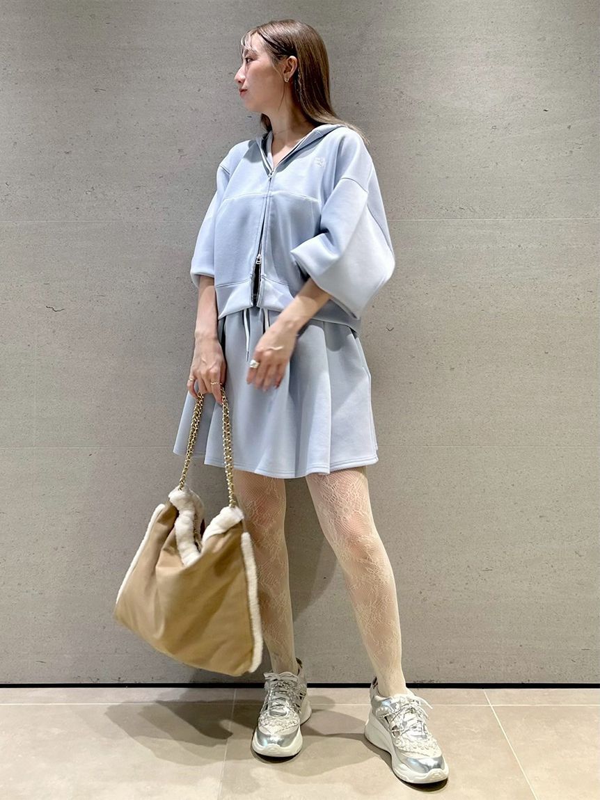 FURFUR「【WEB・一部店舗限定カラー】ポンチフレアミニスカート」|スカート|