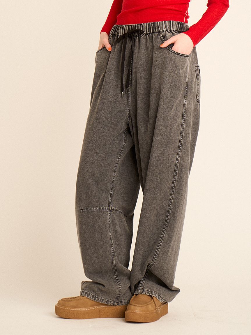 FURFUR「イージーデニムパンツ」|デニム|BLK