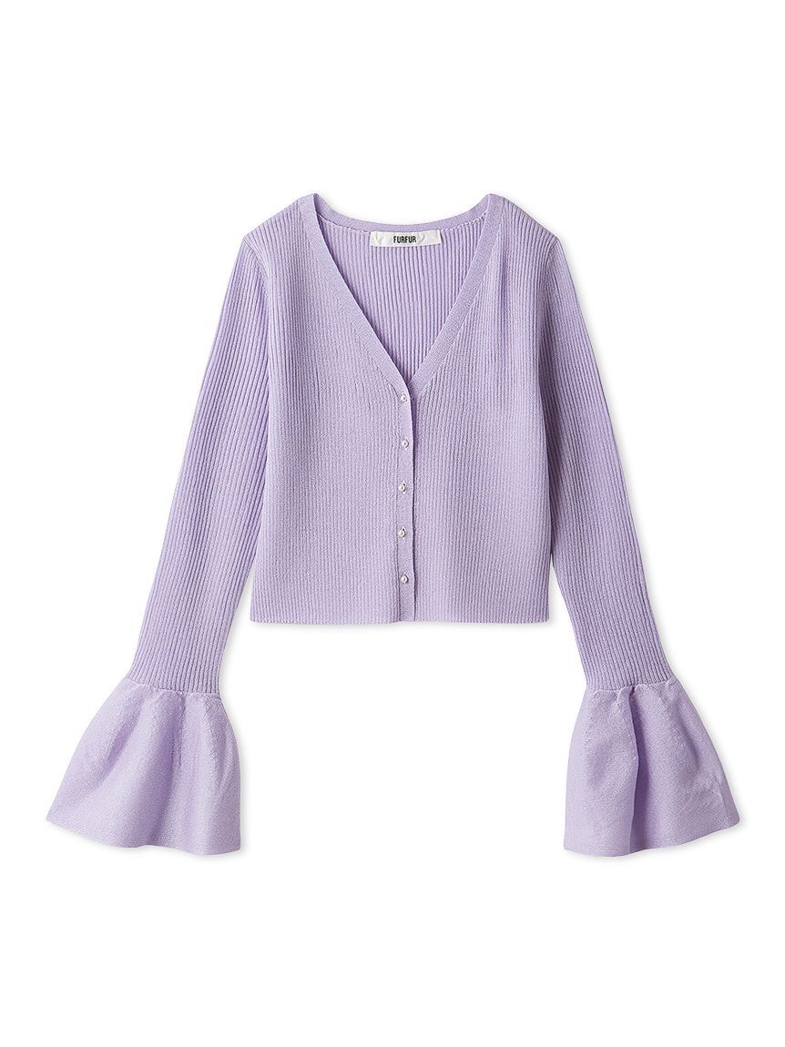 FURFUR「シアーリブカーディガン」|カーディガン|