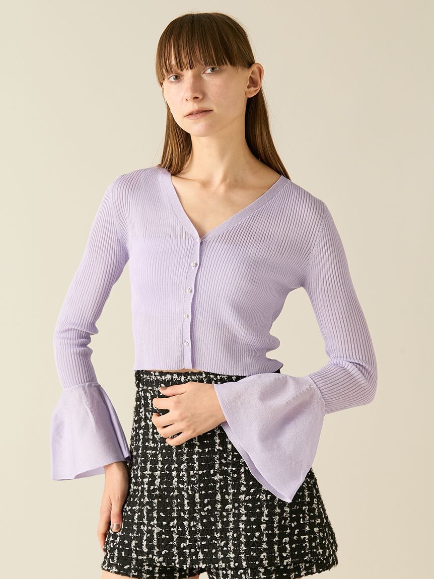 FURFUR「シアーリブカーディガン」|カーディガン|LAV