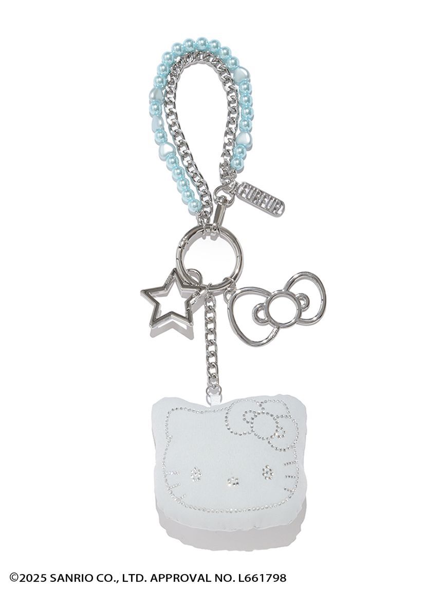 FURFUR「HELLO KITTYクリスタルチャーム」|キーケース|