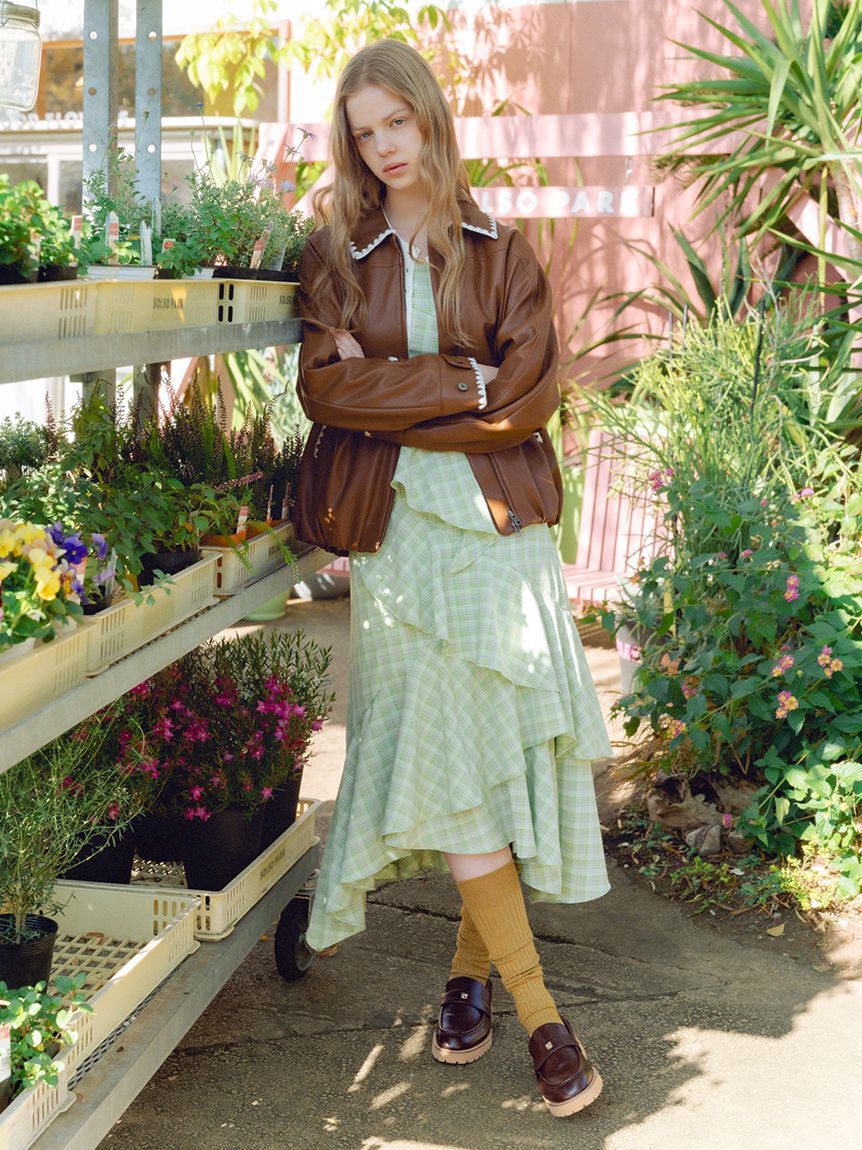 FURFUR「ミニリボンカシメローファー」|パンプス|