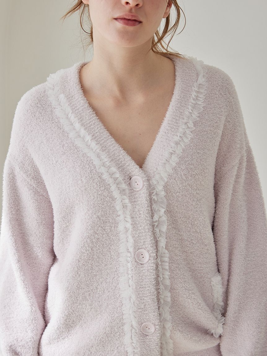 gelato pique「フリルロゴカーディガン」|ルームウェア|