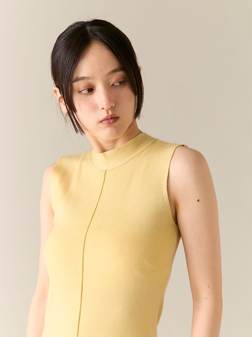 LILY BROWN「オフショルニット付きレイヤードワンピース」|ワンピース|