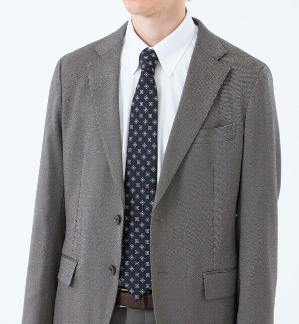 MACKINTOSH PHILOSOPHY「スクエア小紋　レギュラータイ」|ネクタイ・蝶ネクタイ|