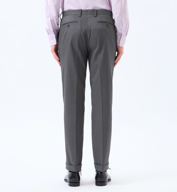 MACKINTOSH PHILOSOPHY「トロッター トラウザーズ #000（ナンバーゼロ）バーズアイストレッチ リサイクル」|スラックス|