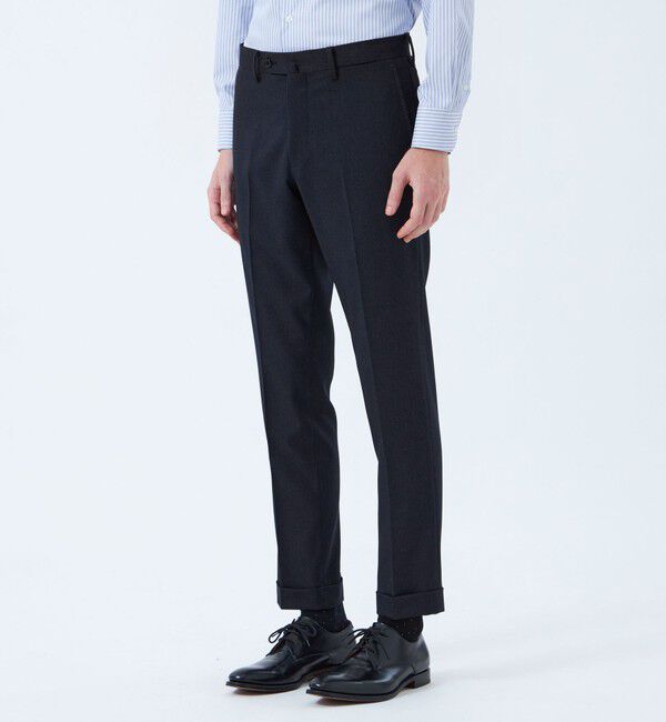 MACKINTOSH PHILOSOPHY「トロッター トラウザーズ ピンヘッドストレッチ」|スラックス|