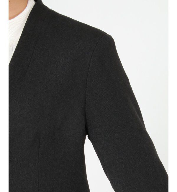 IKKA LOUNGE「【セットアップ対応】ウールライクV襟裏付きジャケット」|その他|