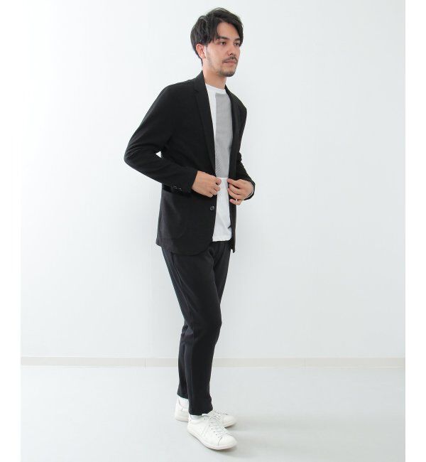 IKKA LOUNGE「イージーケア起毛テーラードジャケット」|テーラードジャケット|