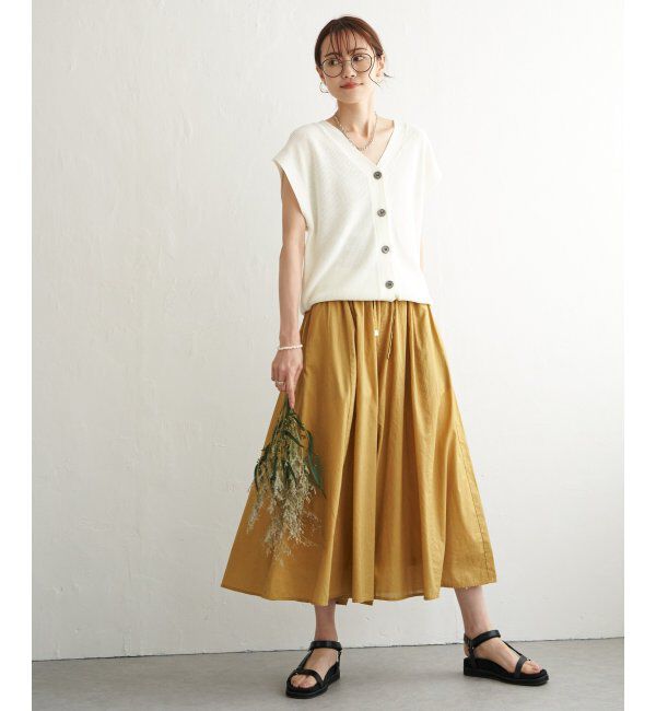 ikka「【雑誌 InRed 6月号掲載】コットンボリュームスカーチョ」|その他|