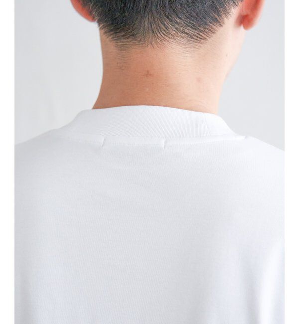 IKKA LOUNGE「ポンチクルーネックジャケットTシャツ」|Tシャツ・カットソー|