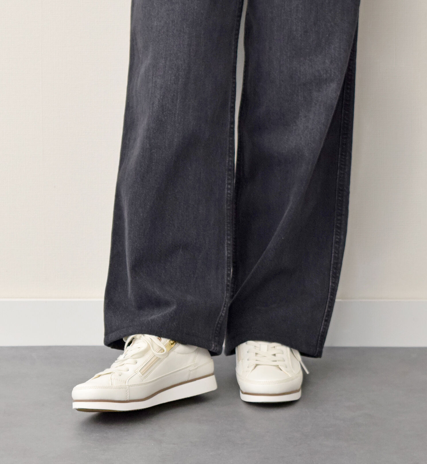 IMPORT SELECT「【bussola】撥水レースアップスニーカー」|スニーカー|