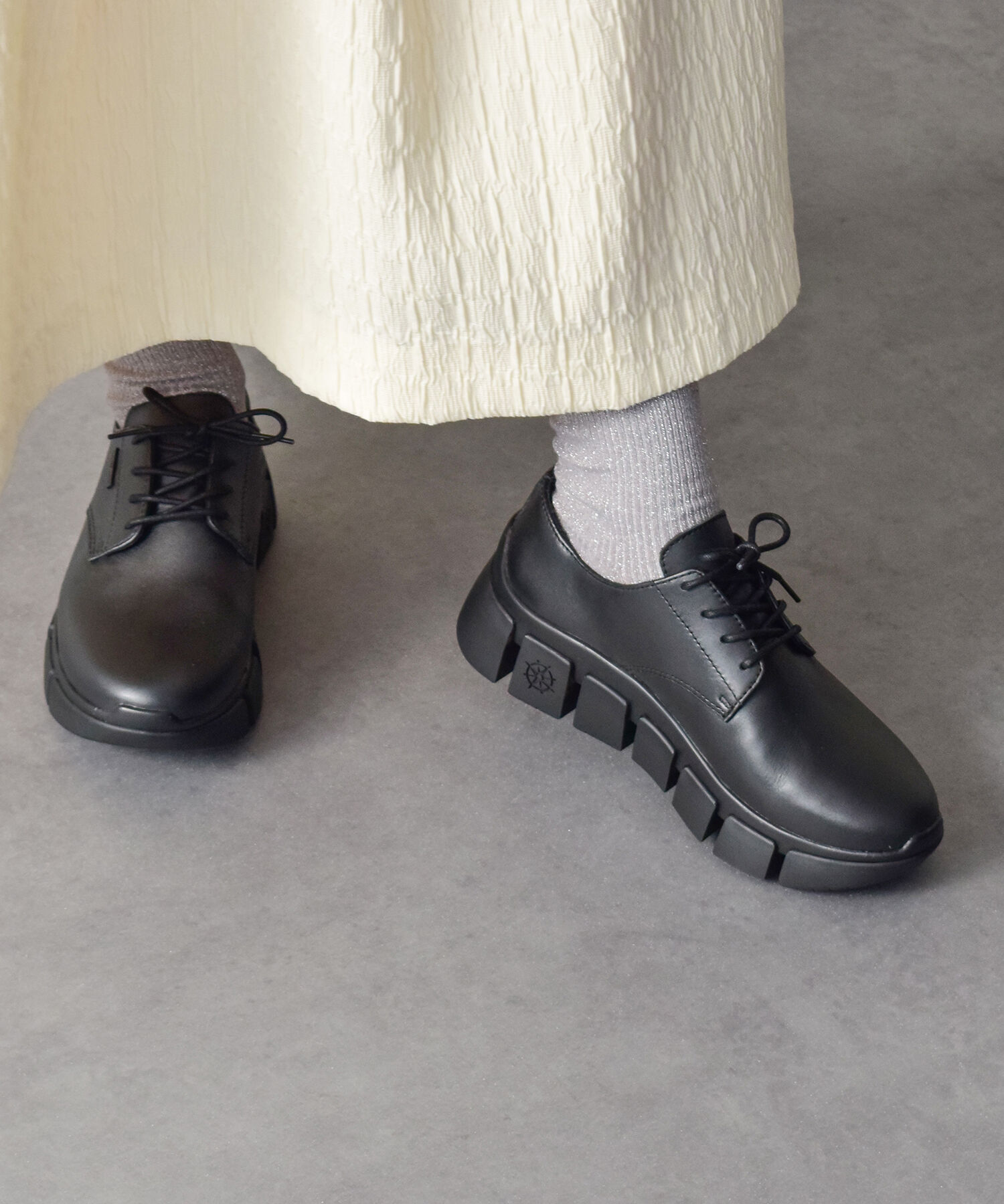 IMPORT SELECT「【bussola】晴雨兼用厚底ダービーシューズ(954002)」|レインシューズ|BL