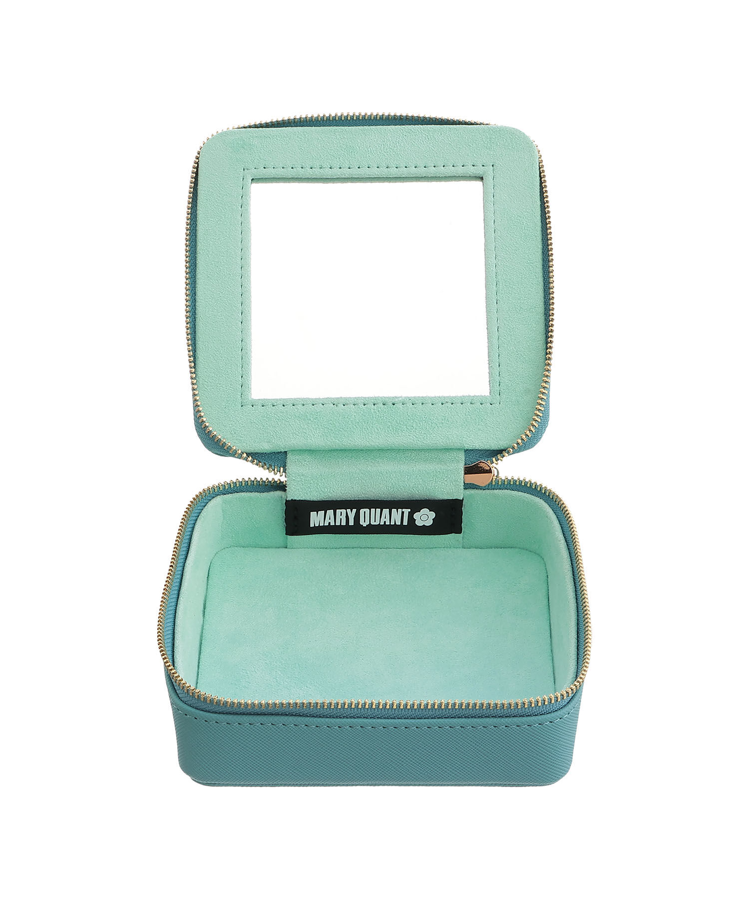 MARY QUANT「サフィアーノメタルデイジー マルチBOX L」|ポーチ|