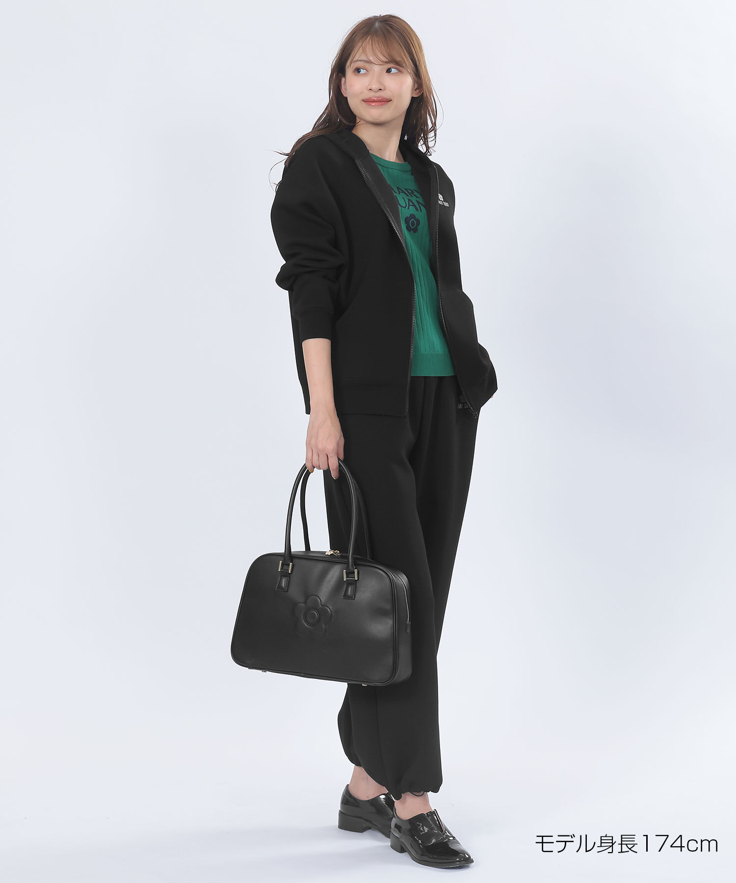 MARY QUANT「ロゴリブニット プルオーバー」|ニット・セーター|