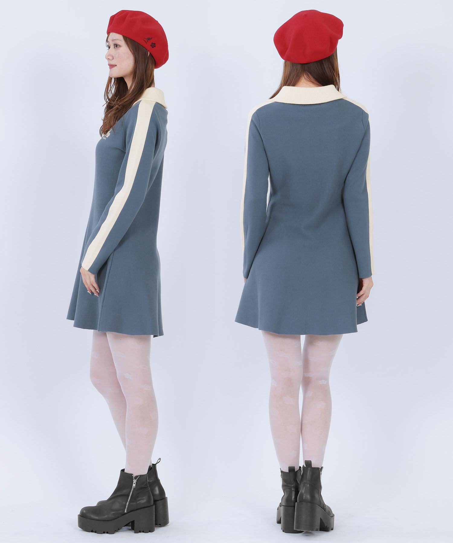 MARY QUANT「KANGOL&times;MQニット ワンピース」|ワンピース|