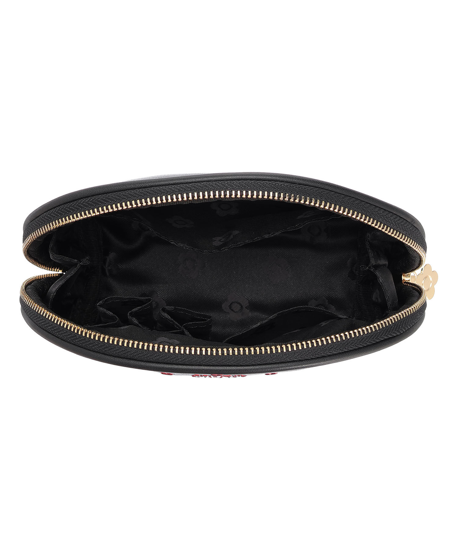 MARY QUANT「ハートフロート ラウンドポーチL」|ポーチ|