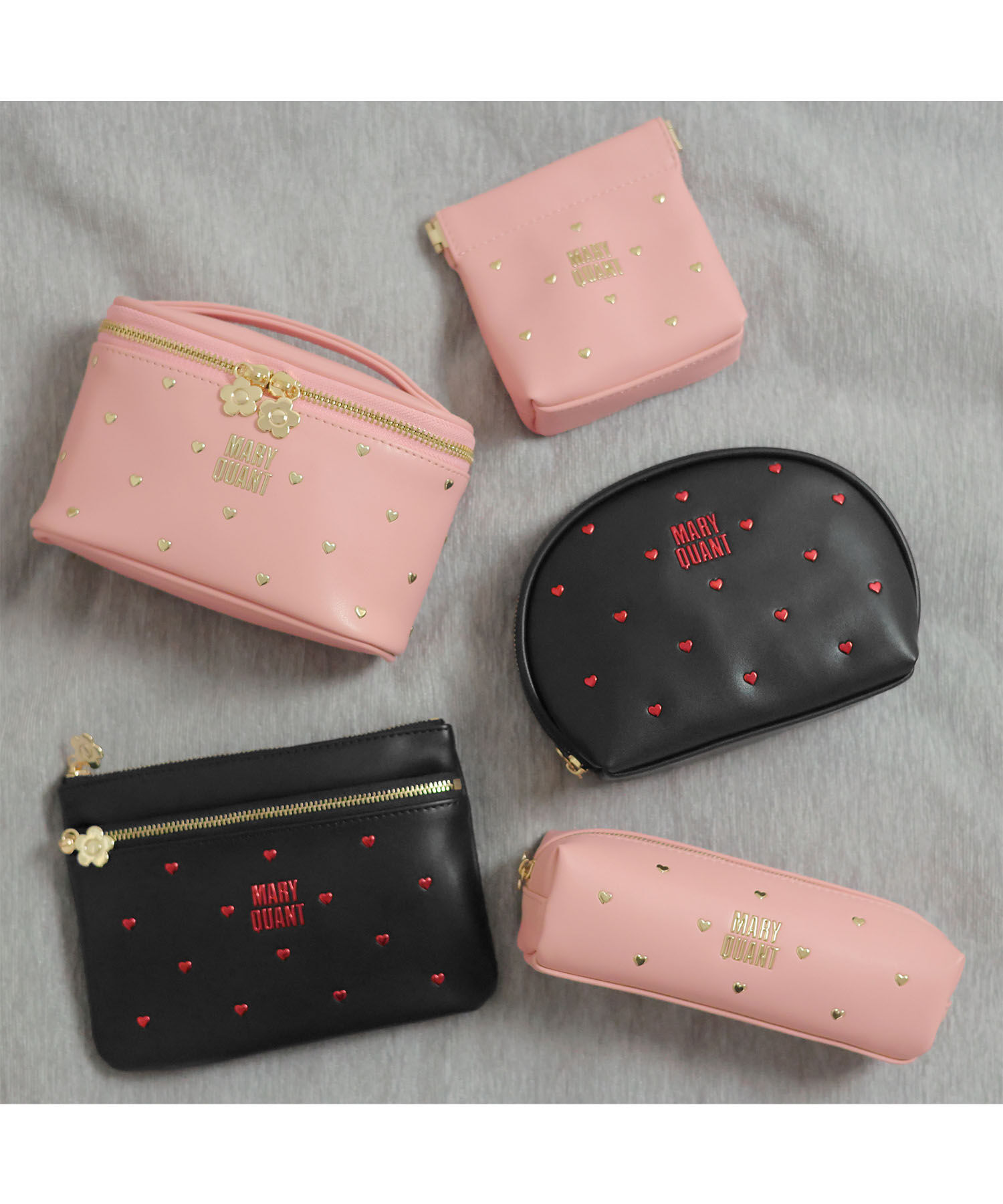 MARY QUANT「ハートフロート スクエアペンケース」|その他|