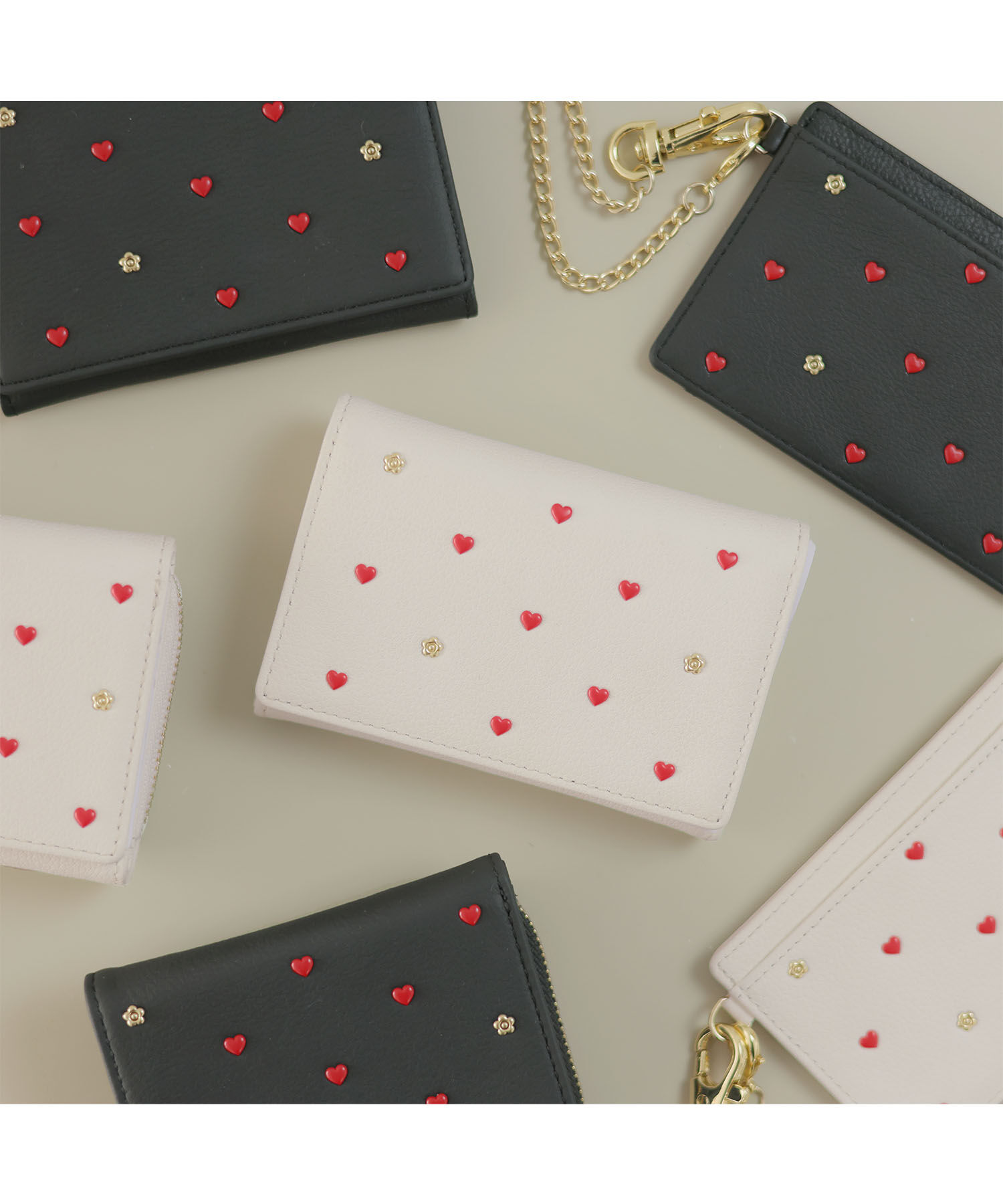 MARY QUANT「ハートフロート カードケース」|名刺入れ・カードケース|