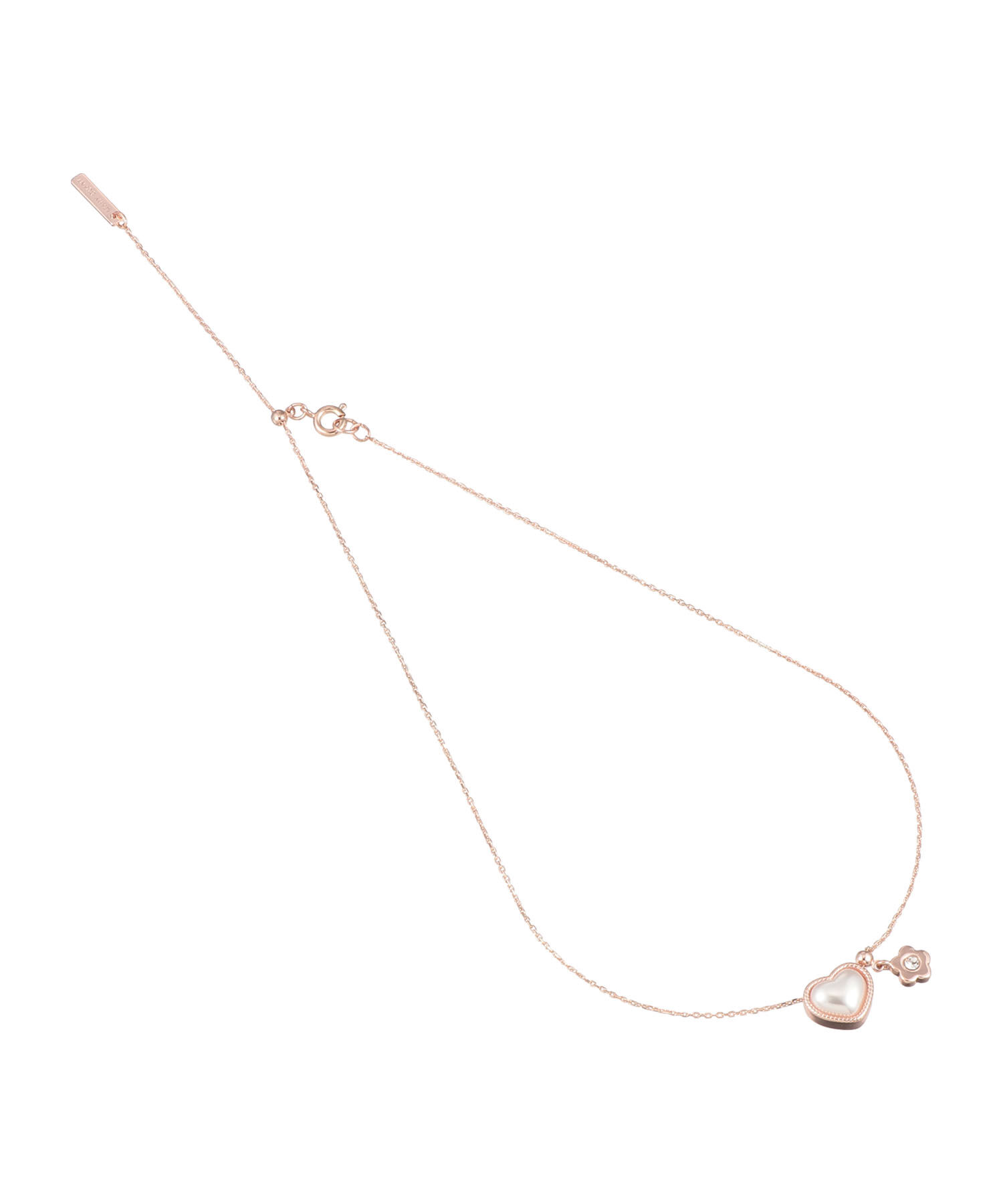 MARY QUANT「ハートパール ネックレス」|ネックレス|ピンクゴールド