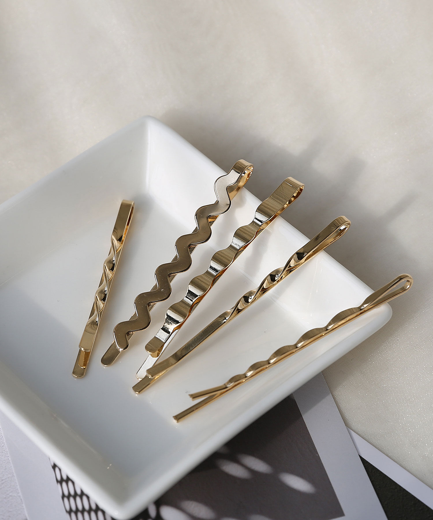 colleca la「メタルヘアピン 5本セット」|その他|ゴールド