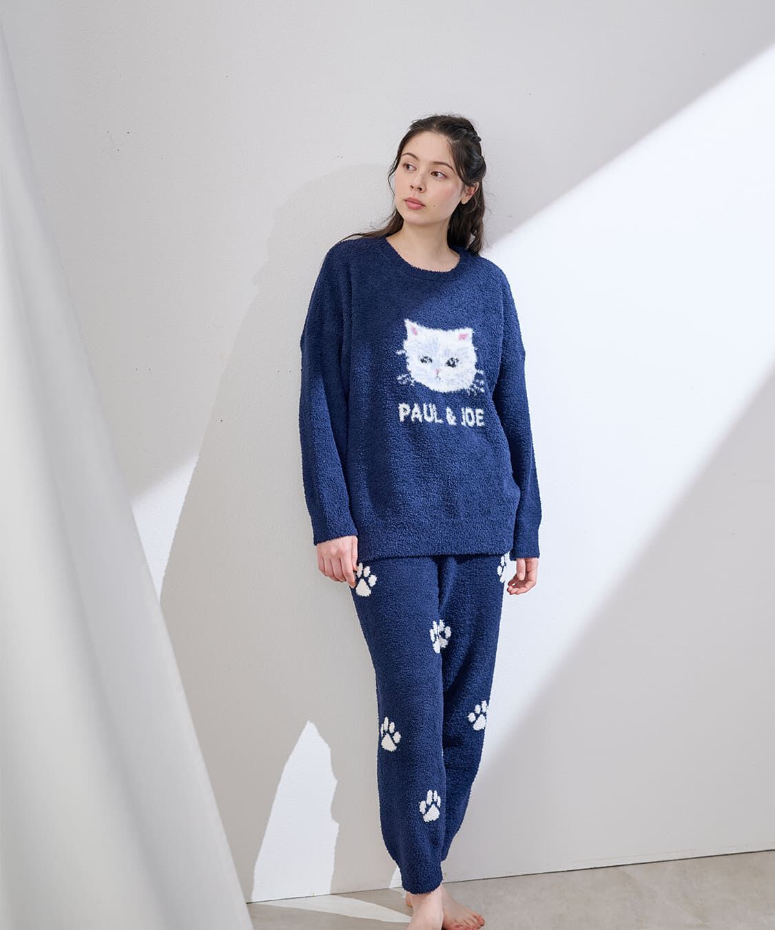 PAUL&JOE「ふわふわジプシージャガード　プルオーバー」|ルームウェア|