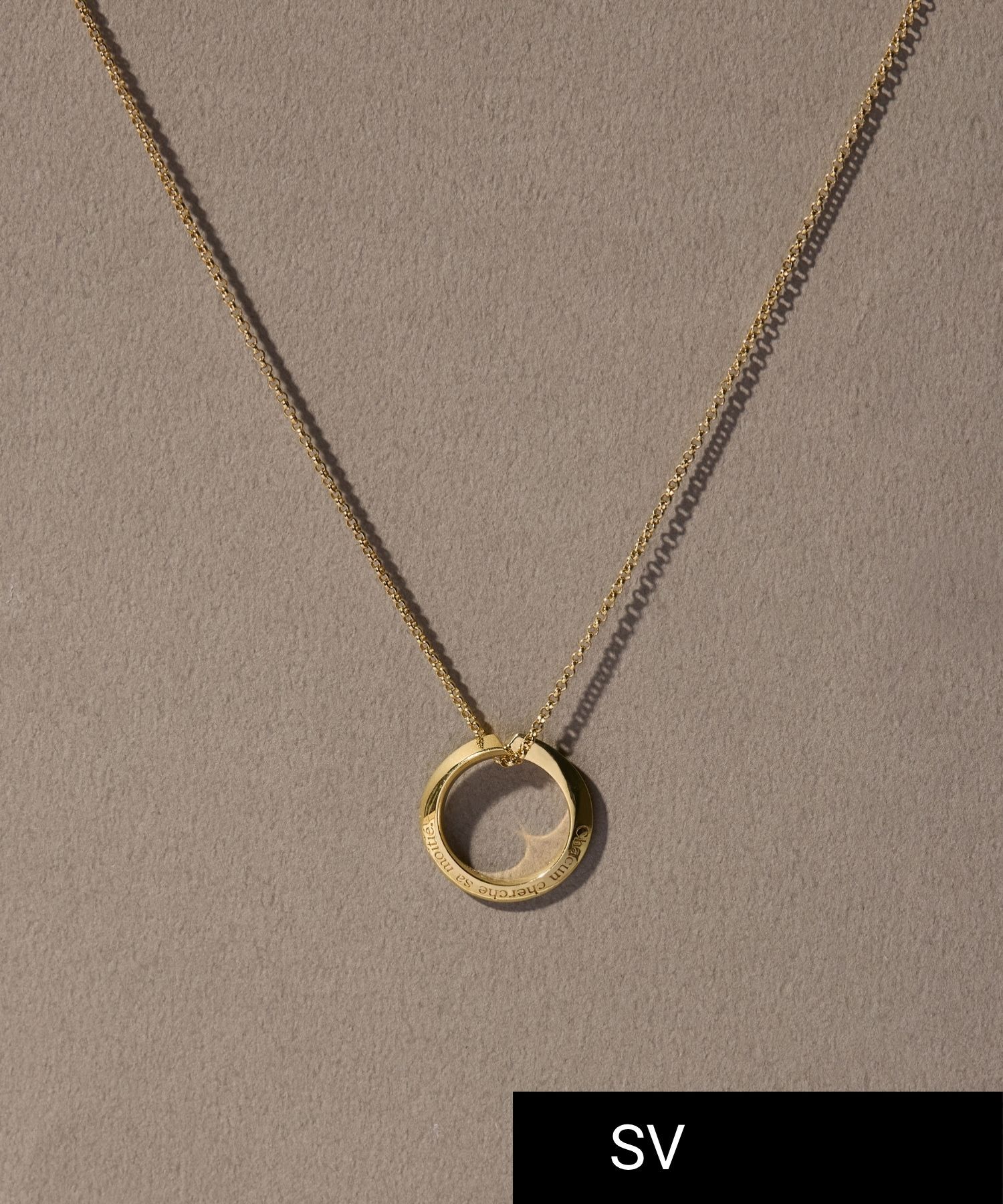 JUPITER「リングペアネックレス　ゴールド」|ネックレス|ゴールド