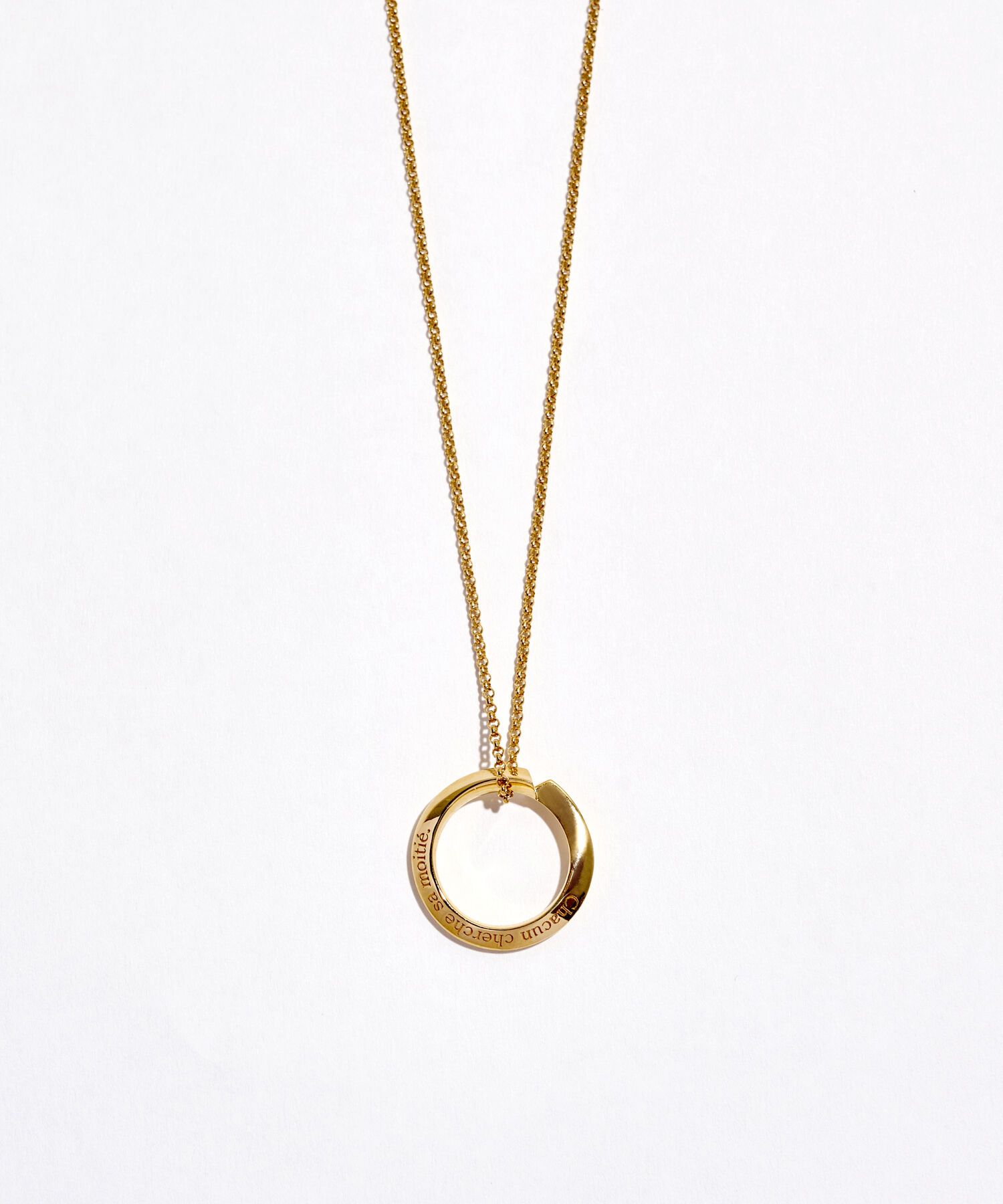 JUPITER「リングペアネックレス　ゴールド」|ネックレス|