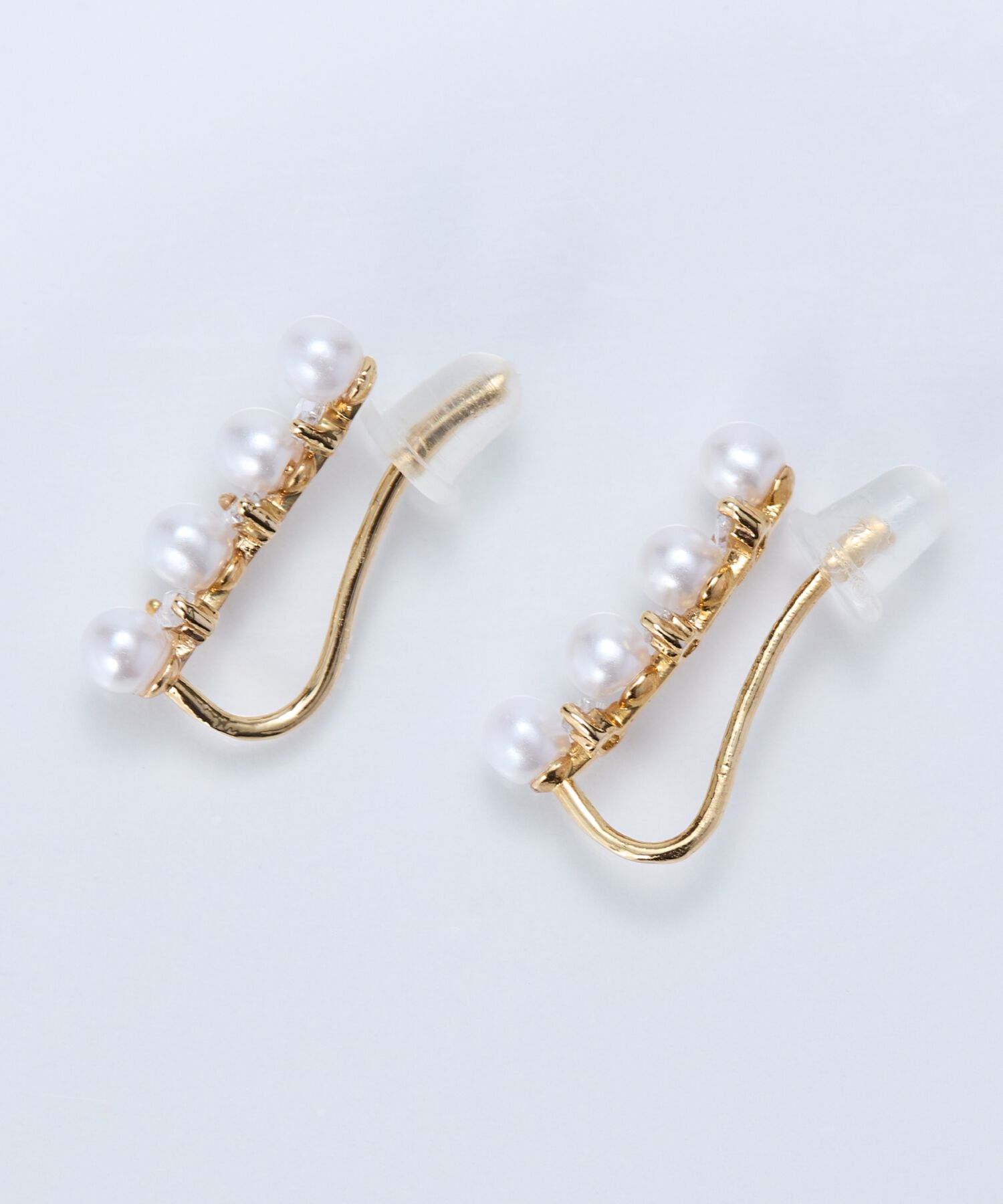 Phoebe「2wayパールブリンクピアス&イヤリング　ゴールド」|ピアス|