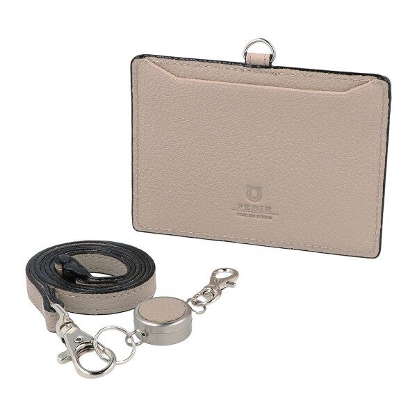 PEDIR「PEDIR(ペディール) ディアシュリンク 本革 リール付IDケース」|定期入れ|ﾗｲﾄｸﾞﾚｰｼﾞｭ