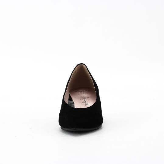 銀座かねまつ「LSBF2577SUEBLK 【本革】【防水】【Bウィズ】アクアベルスレンダーパンプス」|パンプス|