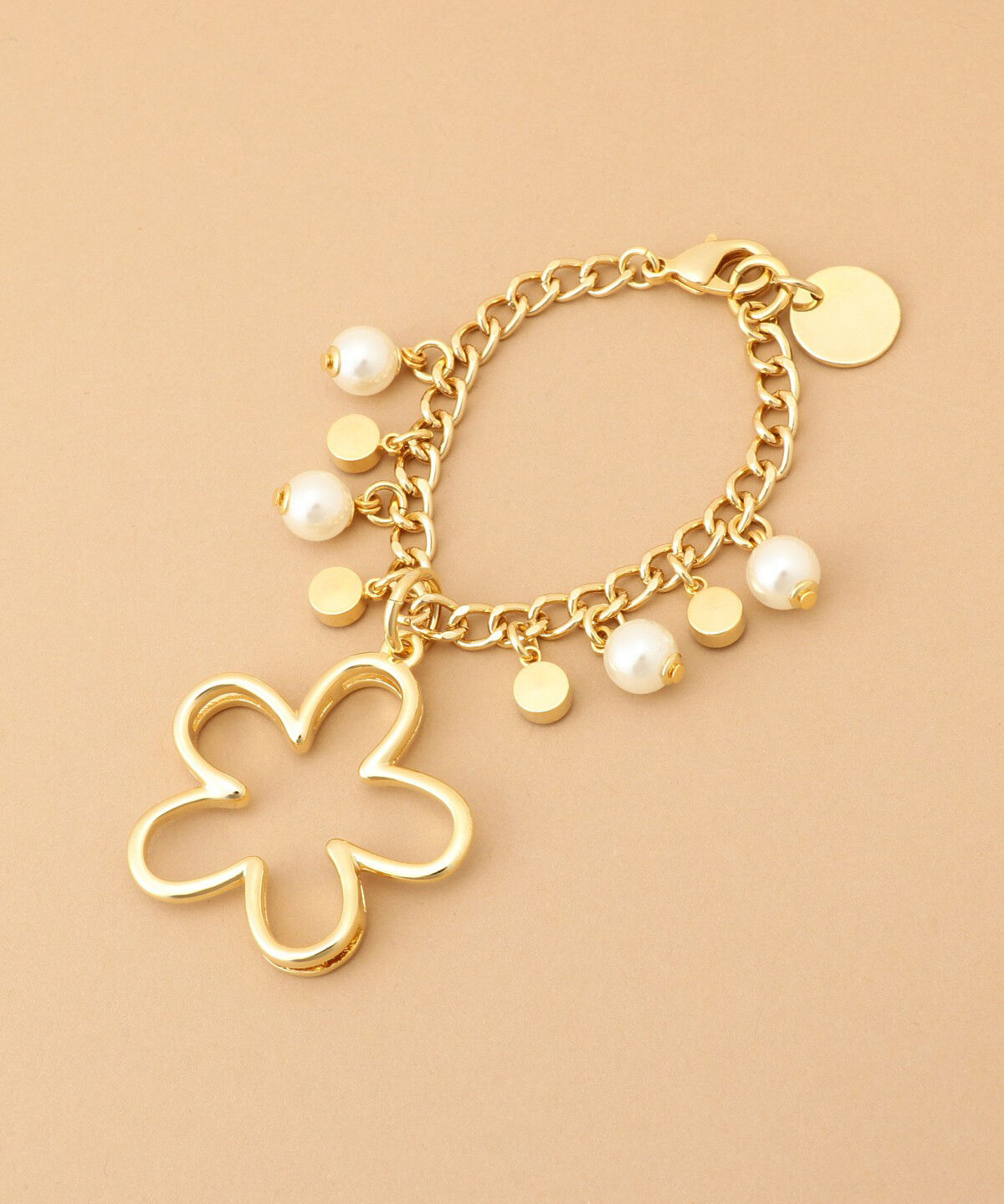 Samantha Thavasa「フラワービジューバッグチャーム」|チャーム・キーホルダー|