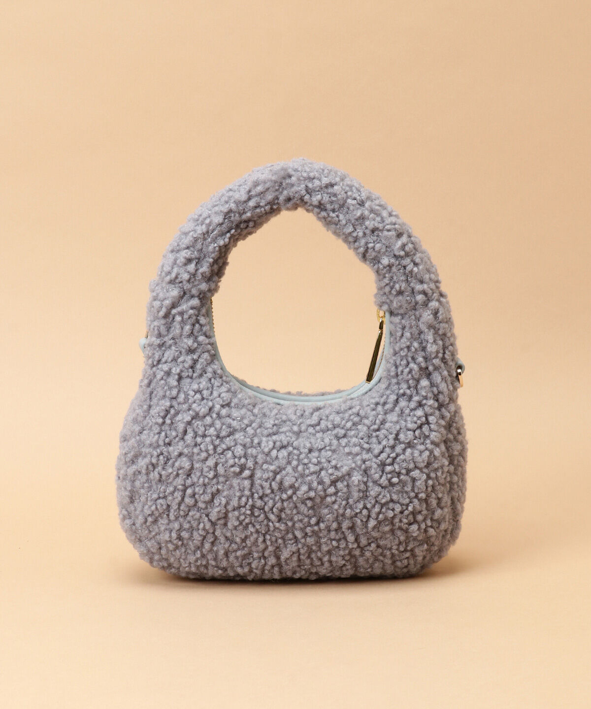 Samantha Thavasa「カールファー ハーフムーンバッグ」|ハンドバッグ|