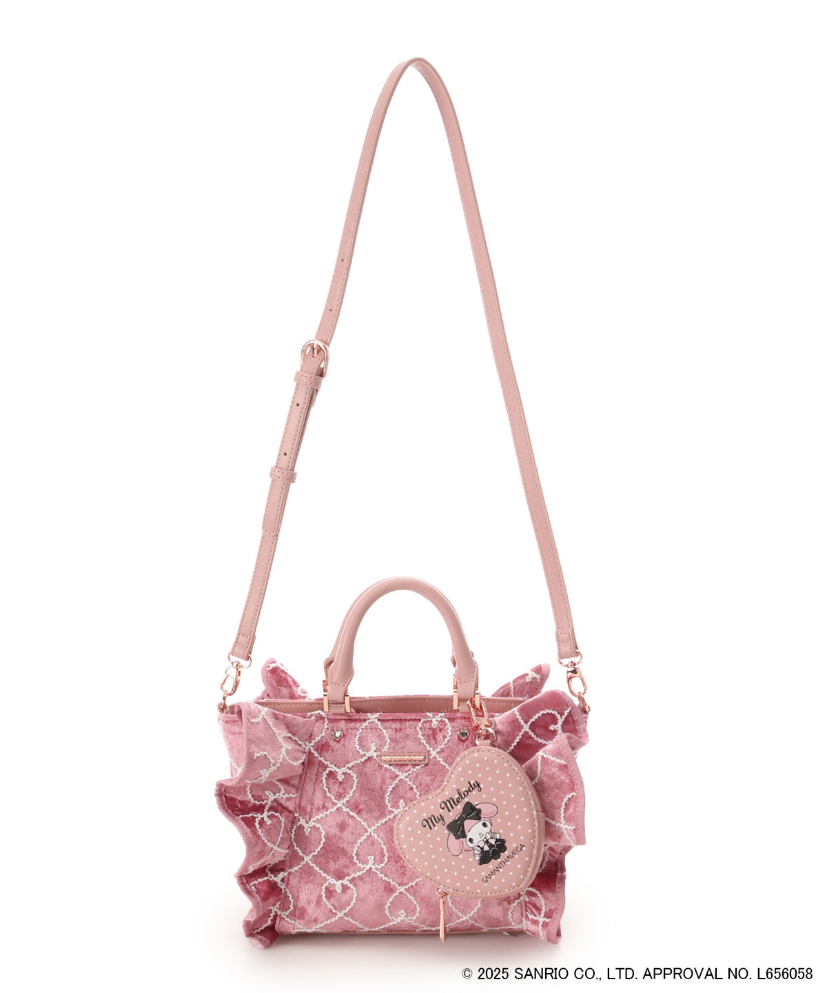 Samantha Vega「「マイメロディコレクション」フリルハンドバッグ」|ハンドバッグ|