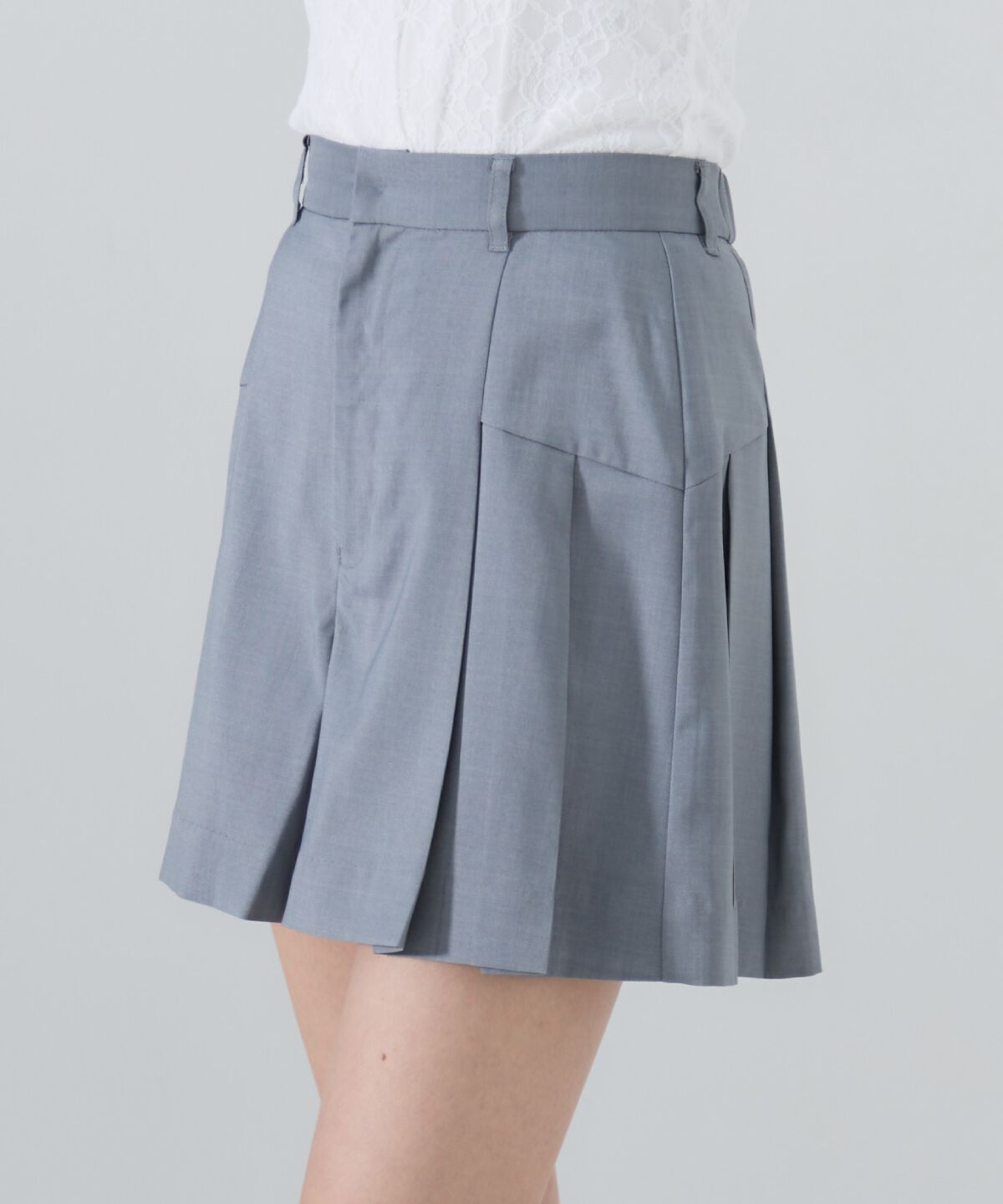 REDYAZEL「プリーツショートパンツ」|キュロット|
