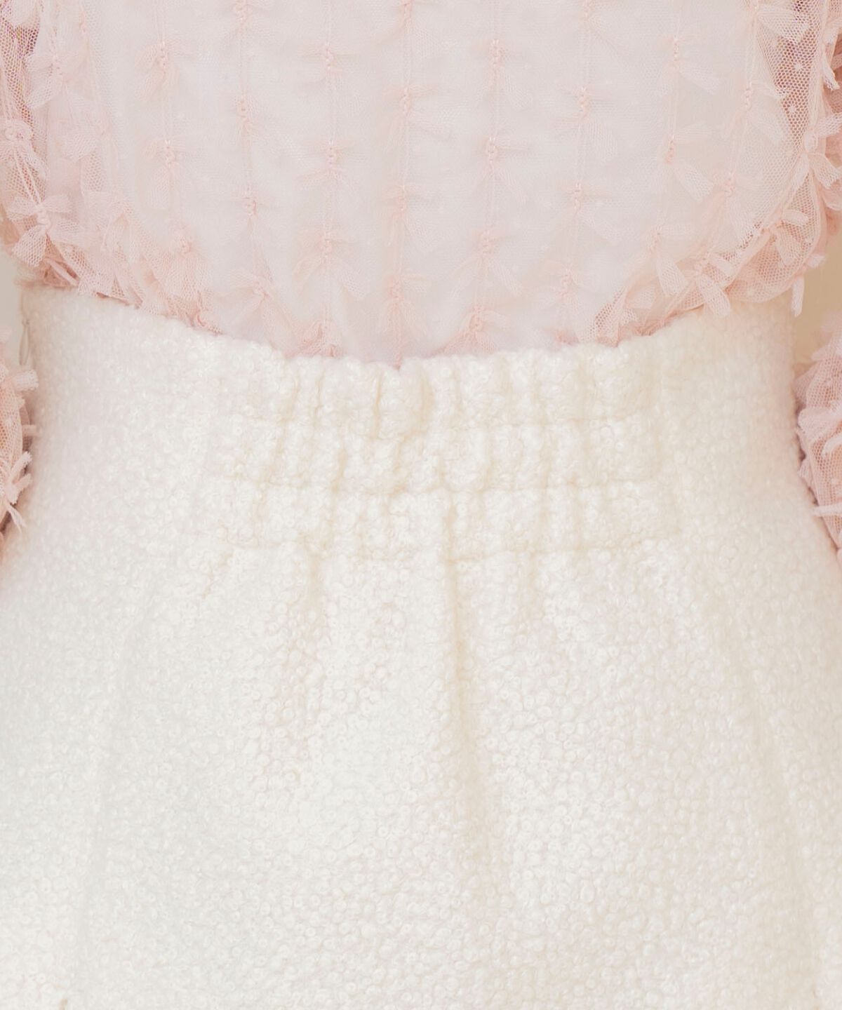 WILLSELECTION「ボックスタックボアミニスカート」|フレア|