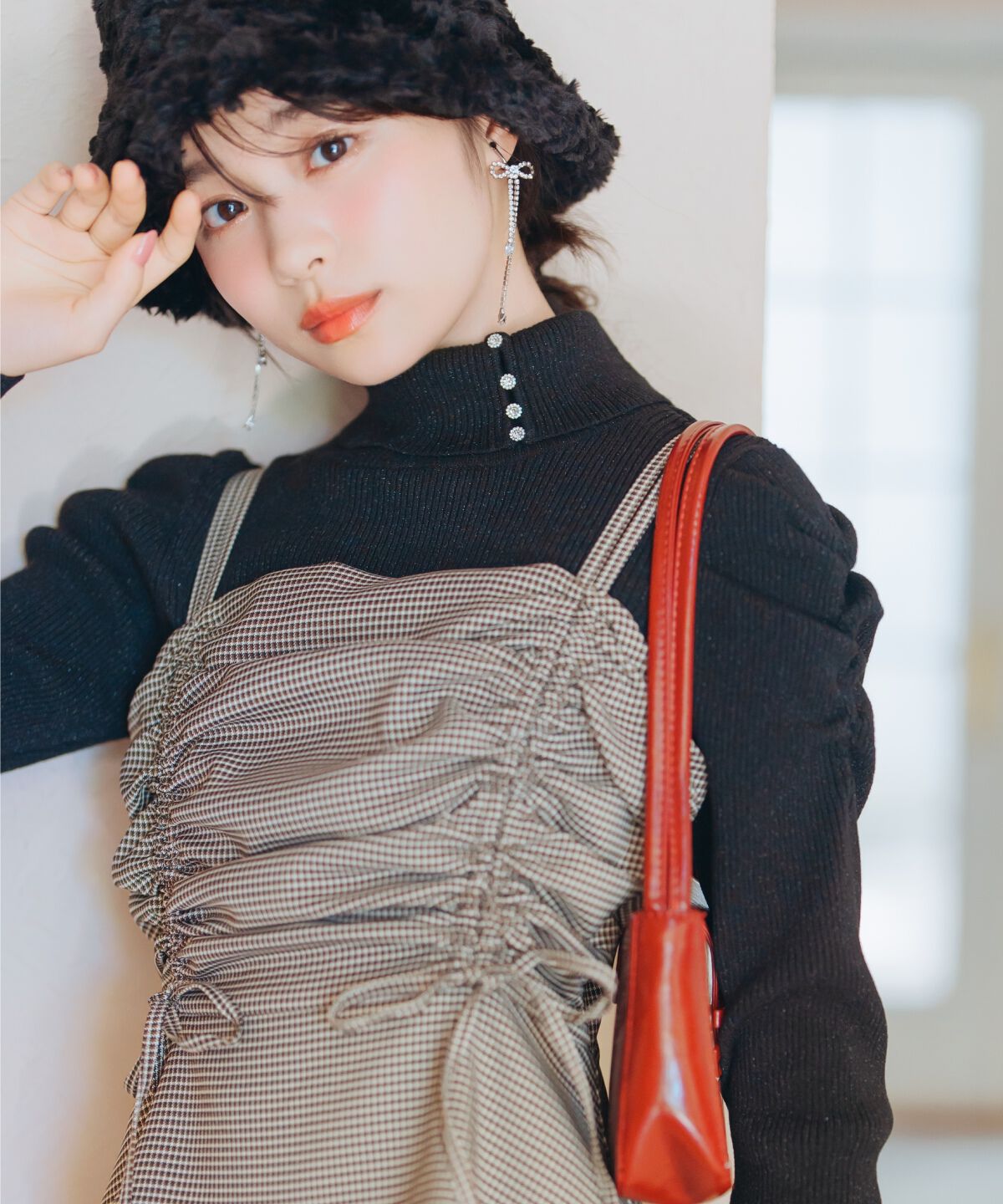 WILLSELECTION「ティアードギャザーキャミワンピース」|ワンピース|