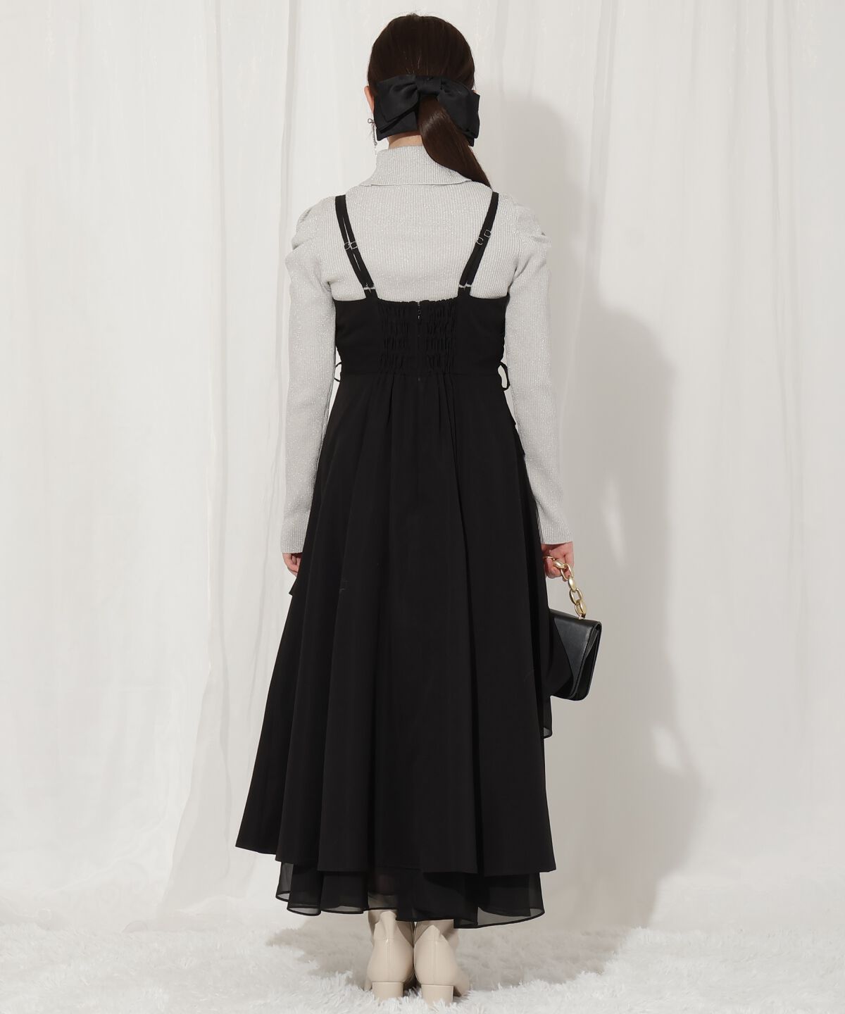 WILLSELECTION「ティアードギャザーキャミワンピース」|ワンピース|