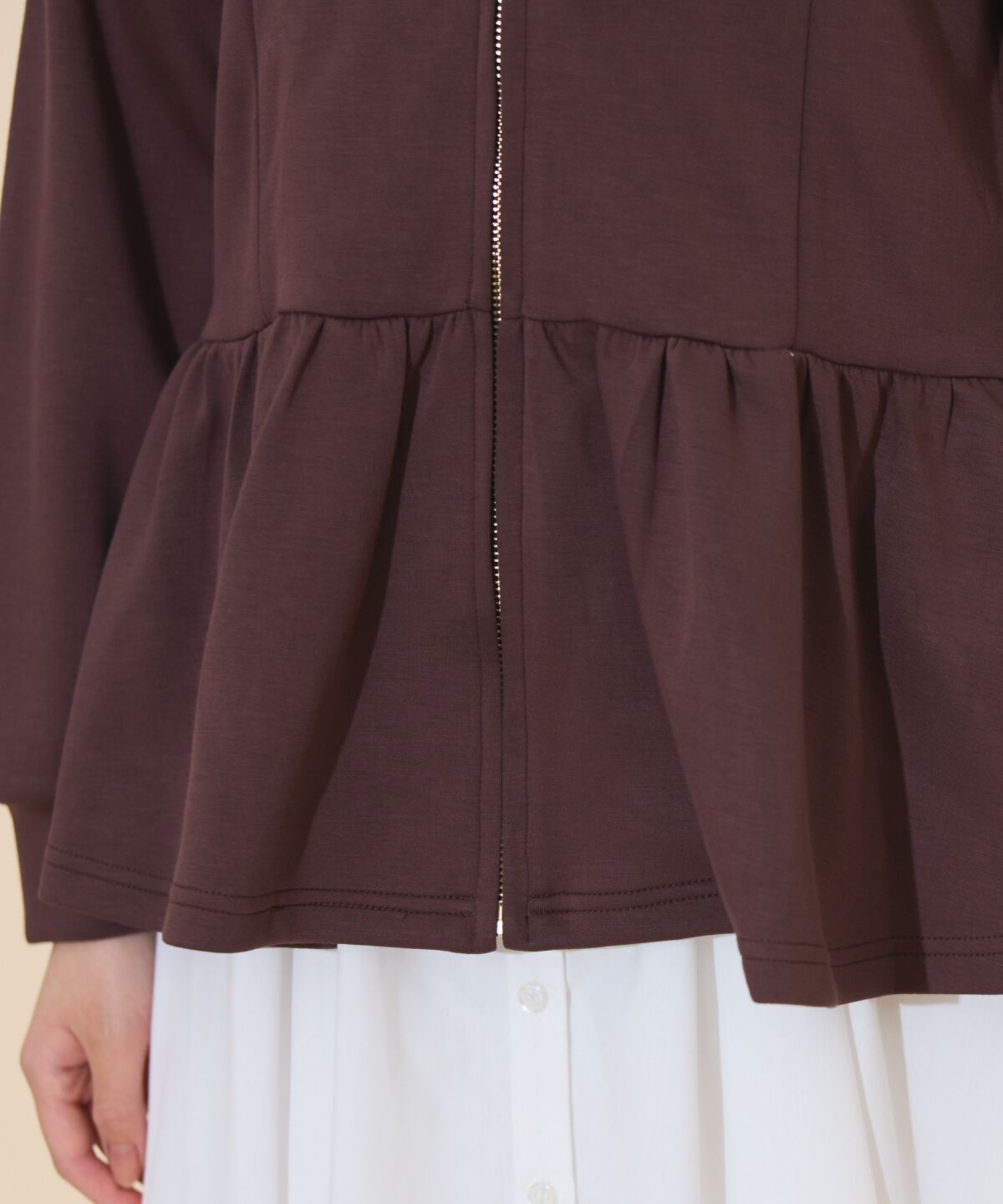 WILLSELECTION「ペプラムパーカー」|パーカー|