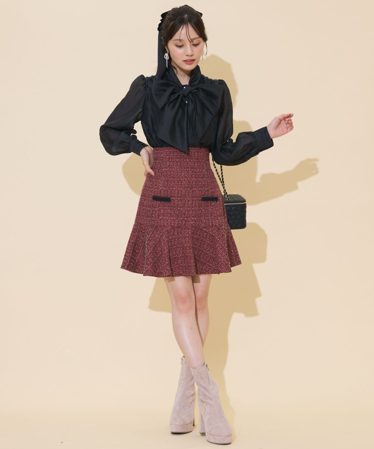 WILLSELECTION「ボリュームリボンタイブラウス」|シャツ・ブラウス|