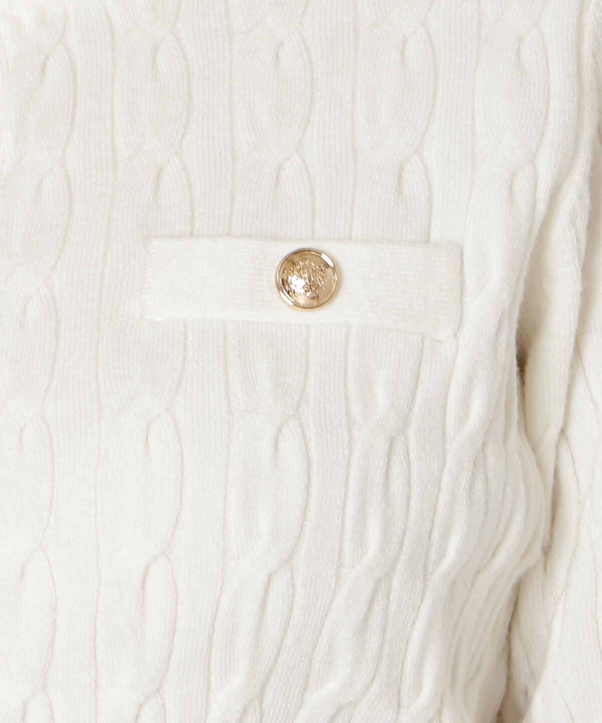 WILLSELECTION「フリルレイヤードケーブルニット」|ニット・セーター|